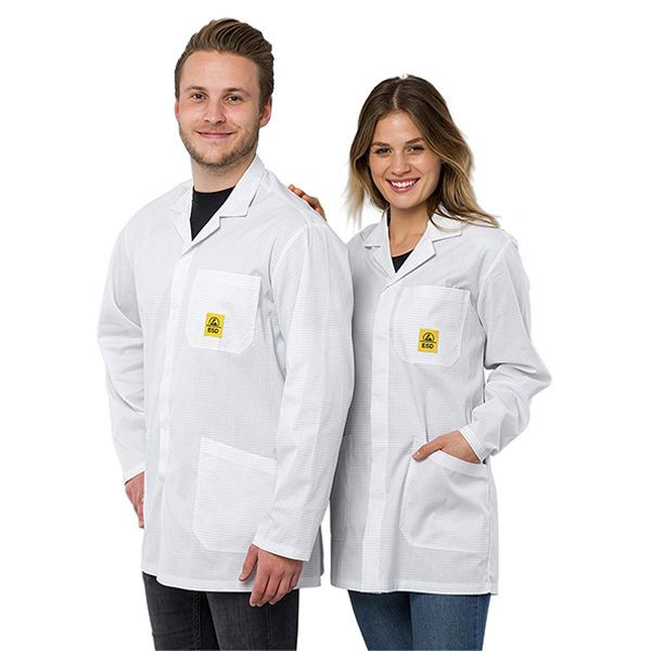 Płaszcz roboczy SafeGuard ESD 1/2 &quot;Pro Line&quot;, biały, rozmiar L, DSWL42498