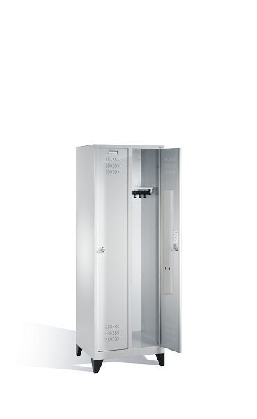 C+P locker serie 128, H1850xW610xD500mm, kleur: lichtgrijs, 12810-20 S10000
