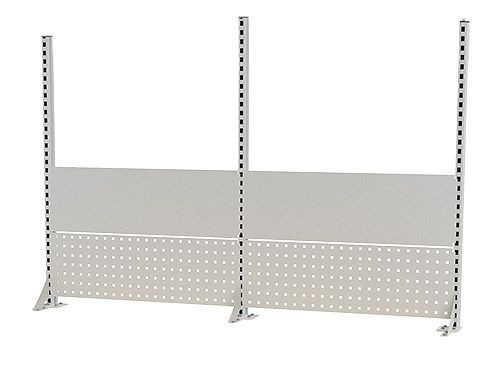 Bedrunka+Hirth konstrukce pracovního stolu 2000 mm, vícestěnná konstrukce bez osvětlení a horního rámu, rozměry v mm (ŠxV): 2000 x 1250, 03.900.20.2OB