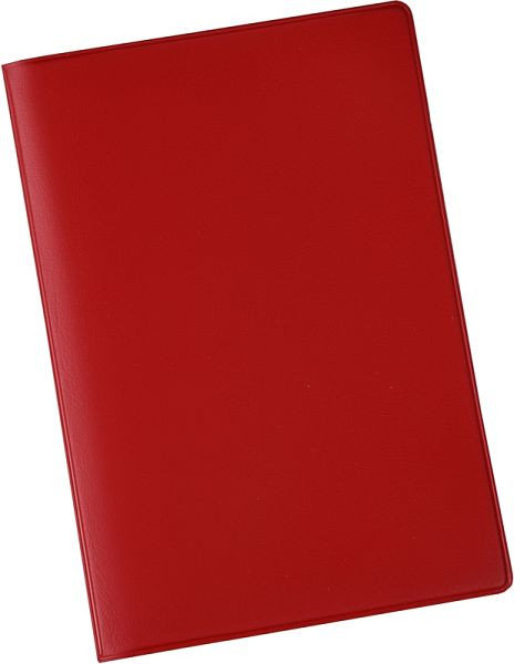 Eichner rijbewijskoffer met twee vakken, zonder opdruk, rood, 9218-03123-N